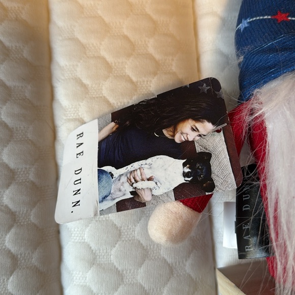 Rae Dunn Patriotic Gnome Trio 11” x 11” - Picture 2 of 8